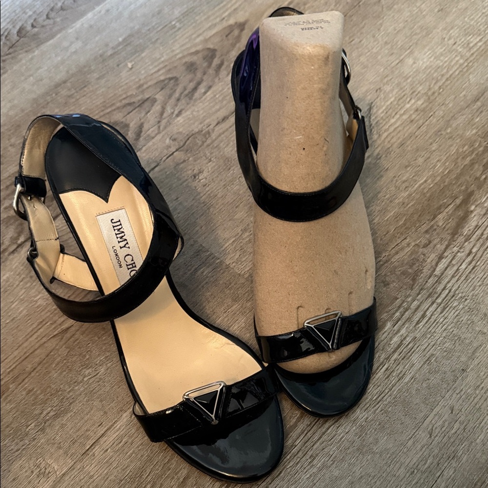 Jimmy Choo Glossy Black Heels
